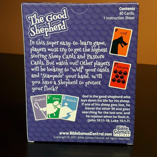 Good Shepherd game back of box