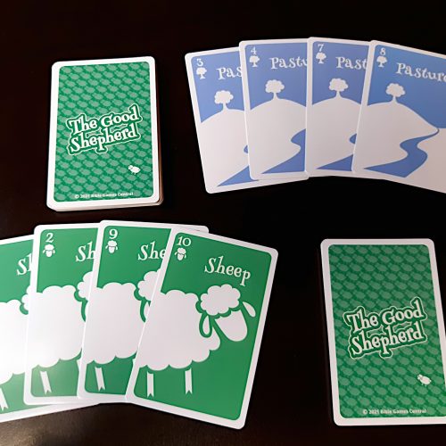 Good Shepherd game sheep pasture cards